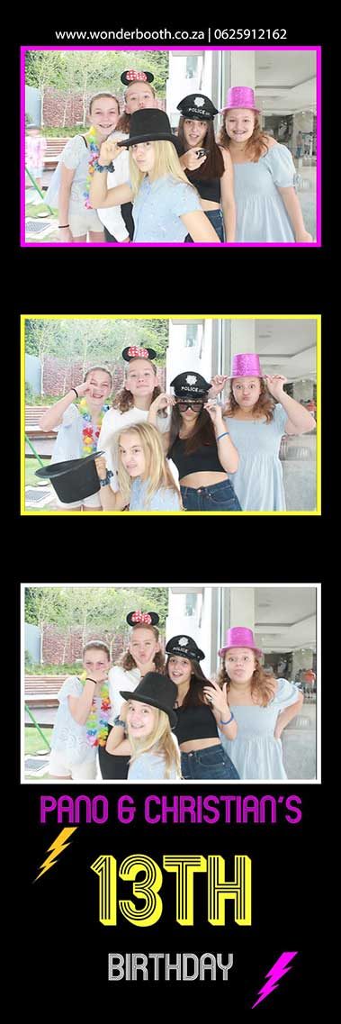Photobooth-Strip1 Photo booth fun of three young girls with props